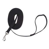 TrainRight! - Dog - Cotton Web Training Leash Black