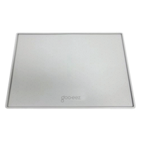 Goo-eez - Dog - Silicone Placemat W Anti-Spill Edges Grey