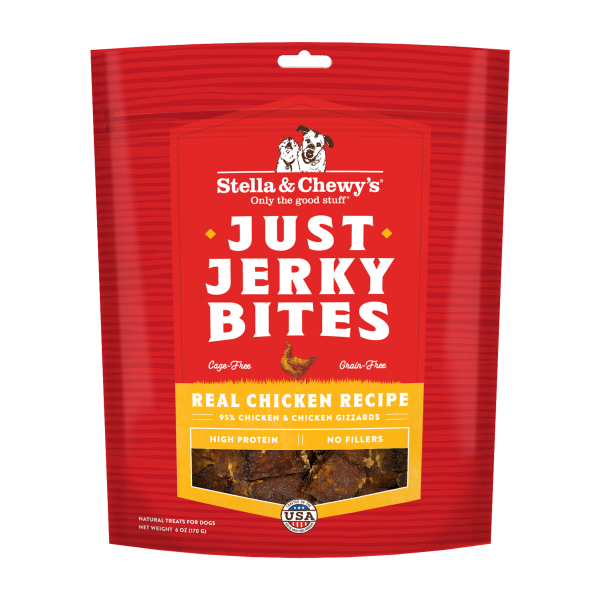 Stella & Chewy's - Dog - Just Jerky Bites Real Chicken Recipe