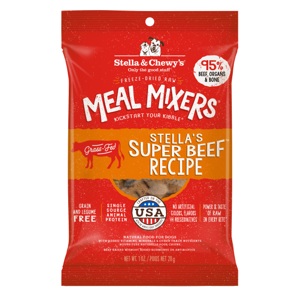 Stella & Chewy's - Dog - Freeze Dried Meal Mixers Stella's Super Beef