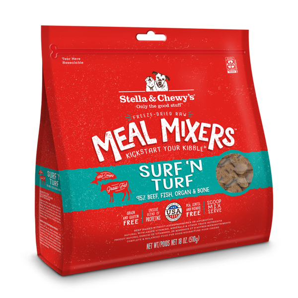 Stella & Chewy's - Dog - Freeze Dried Meal Mixers Surf N Turf
