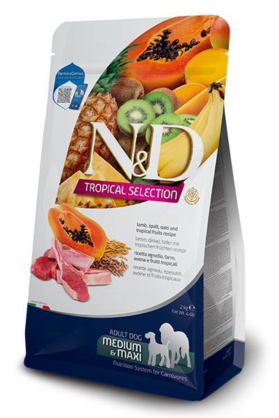 Farmina - Dog - N&D Tropical Selection Adult Large Breed Lamb & Fruits Recipe