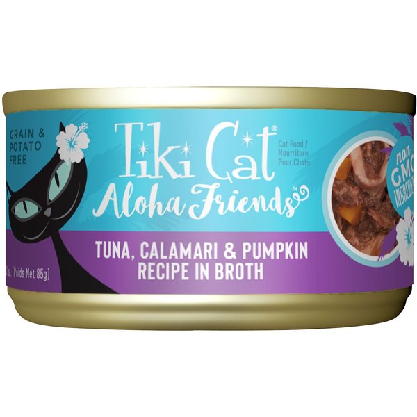 Tiki Cat - Aloha Friends Tuna Calamari Pumpkin in Broth