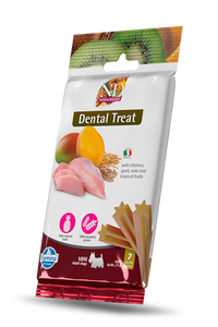 Farmina - Dog - N&D Tropical Low Grain Dental Treat Adult Small Breed Chicken, Spelt, Oats & Tropical Fruit