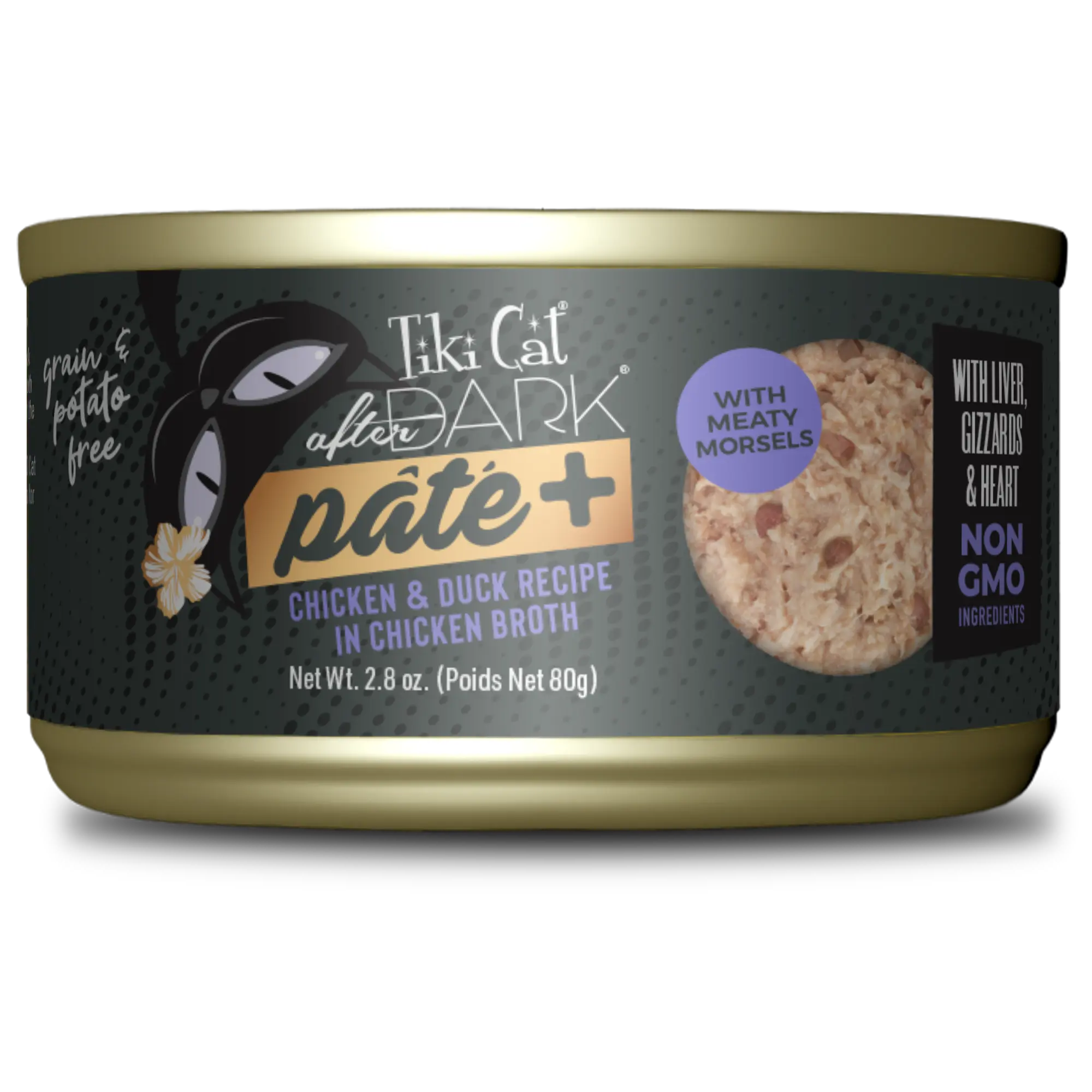 Tiki Cat - After Dark Pate Chicken & Duck in Broth