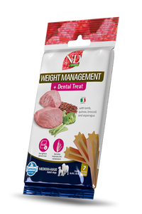 Farmina - Dog - N&D Quinoa Weight Management Dental Treat Adult Large Breed Lamb, Broccoli & Asparagus