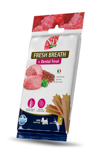 Farmina - Dog - N&D Quinoa Fresh Breath Dental Treat Adult Small Breed Lamb & Mint 