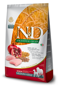 Farmina - Dog - N&D Ancestral Grain Senior Large Breed Chicken & Pomegranate Recipe