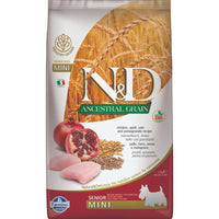 Farmina - Dog - N&D Ancestral Grain Senior Chicken & Pomegranate Recipe Mini