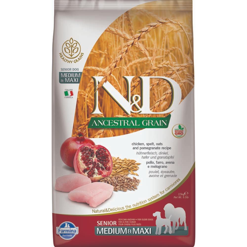 Farmina - Dog - N&D Ancestral Grain Senior Large Breed Chicken & Pomegranate Recipe