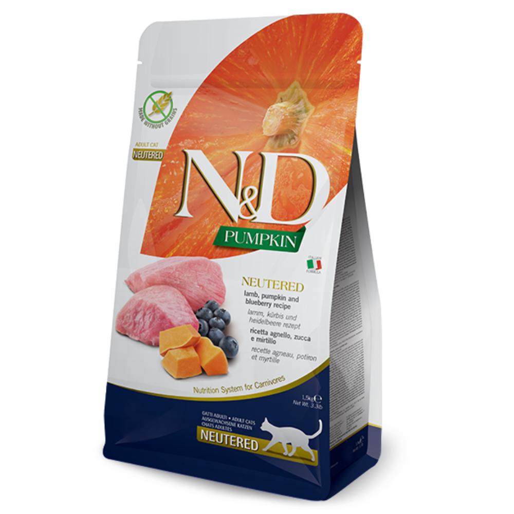 Farmina - Cat - N&D Pumpkin Neutered Lamb & Blueberry