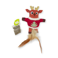 Mad Cat - Cat - Ugly Sweater Stuffer Reindeer