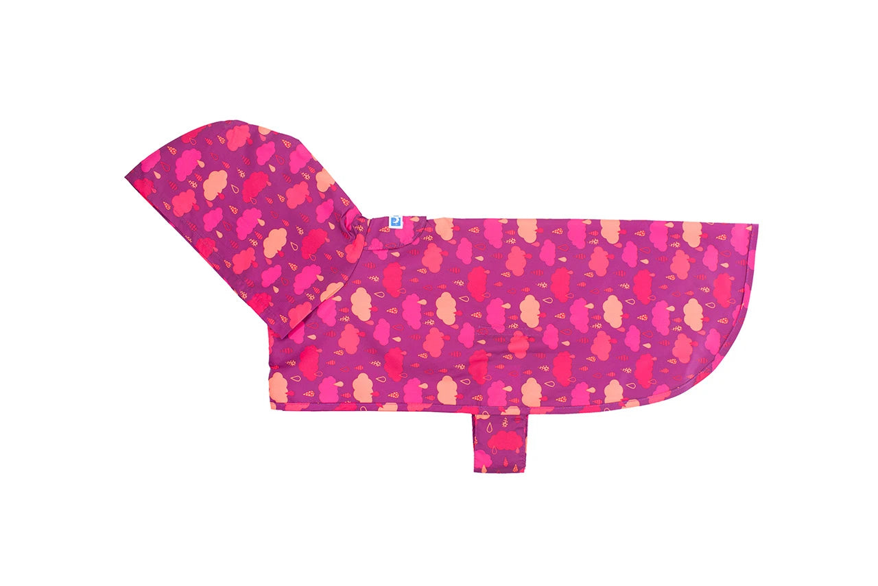 RC Pets - Dog - Packable Rain Poncho Raindrops