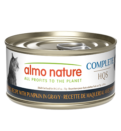 Almo Nature - Cat - HQS Complete Mackerel & Pumpkin Recipe in Gravy