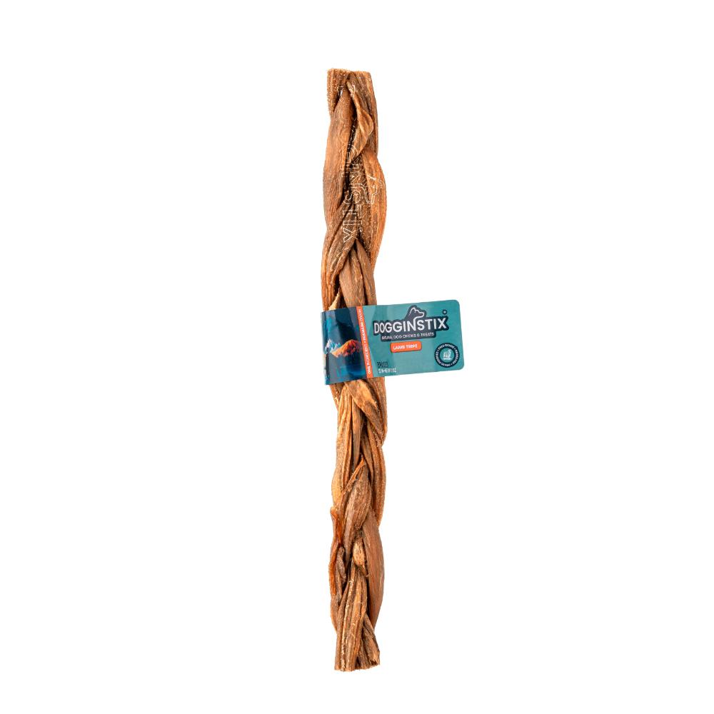 Dogginstix - Dog - Braided Stick Lamb Tripe