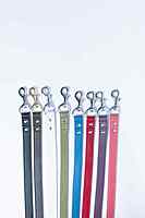 Angel - Dog - Alpine Leather Padded Handle Leash Bubblegum Pink