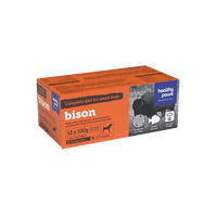 Healthy Paws - Dog - Frozen Raw Small Canine Complete Dinner Bison