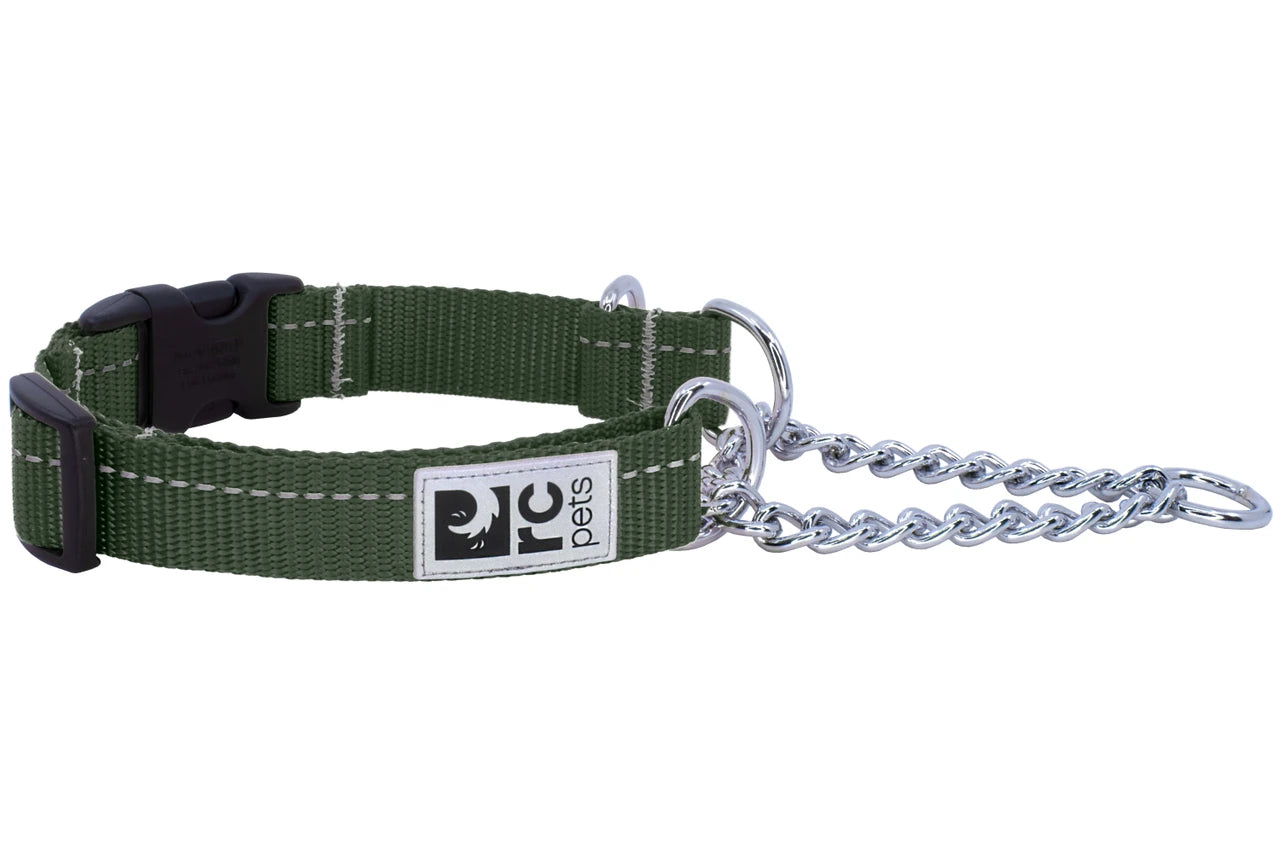 RC Pets - Dog - Primary Training Clip Collar Dark Olive