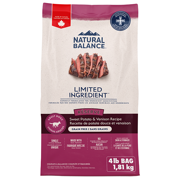 Natural Balance - Dog - Limited Ingredient Adult Sweet Potato & Venison Reserve Recipe