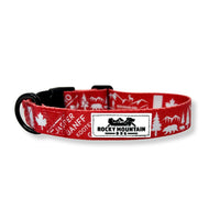 Rocky Mountain Dog - Dog - Collar Canadian Rockies Red