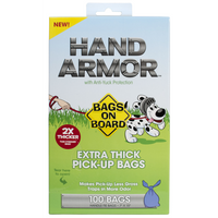Bags on Board - Dog - Hand Armor Extra Thick Handle Tie Bags 7x15in 100ct