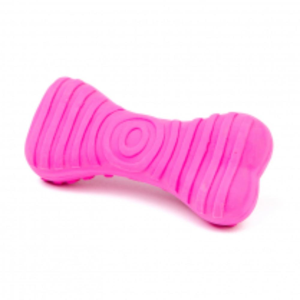 BüD'z - Dog - Latex Toy Bone Squeaker Purple