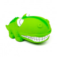 BüD'z - Dog - Latex Toy Big Snout Alligator Squeaker Green