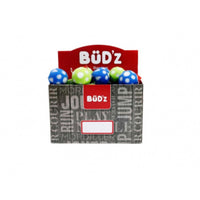 BüD'z - Dog - Rubber Toys Full Balls Blue+Lime Green Single