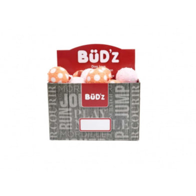 BüD'z - Dog - Rubber Toys Full Balls Coral+Pink Single