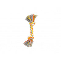 BüD'z - Dog - Rope Toy with 2 Knots Orange & Yellow