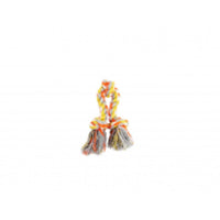 BüD'z - Dog - Rope Toy with 3 Knots Orange & Yellow