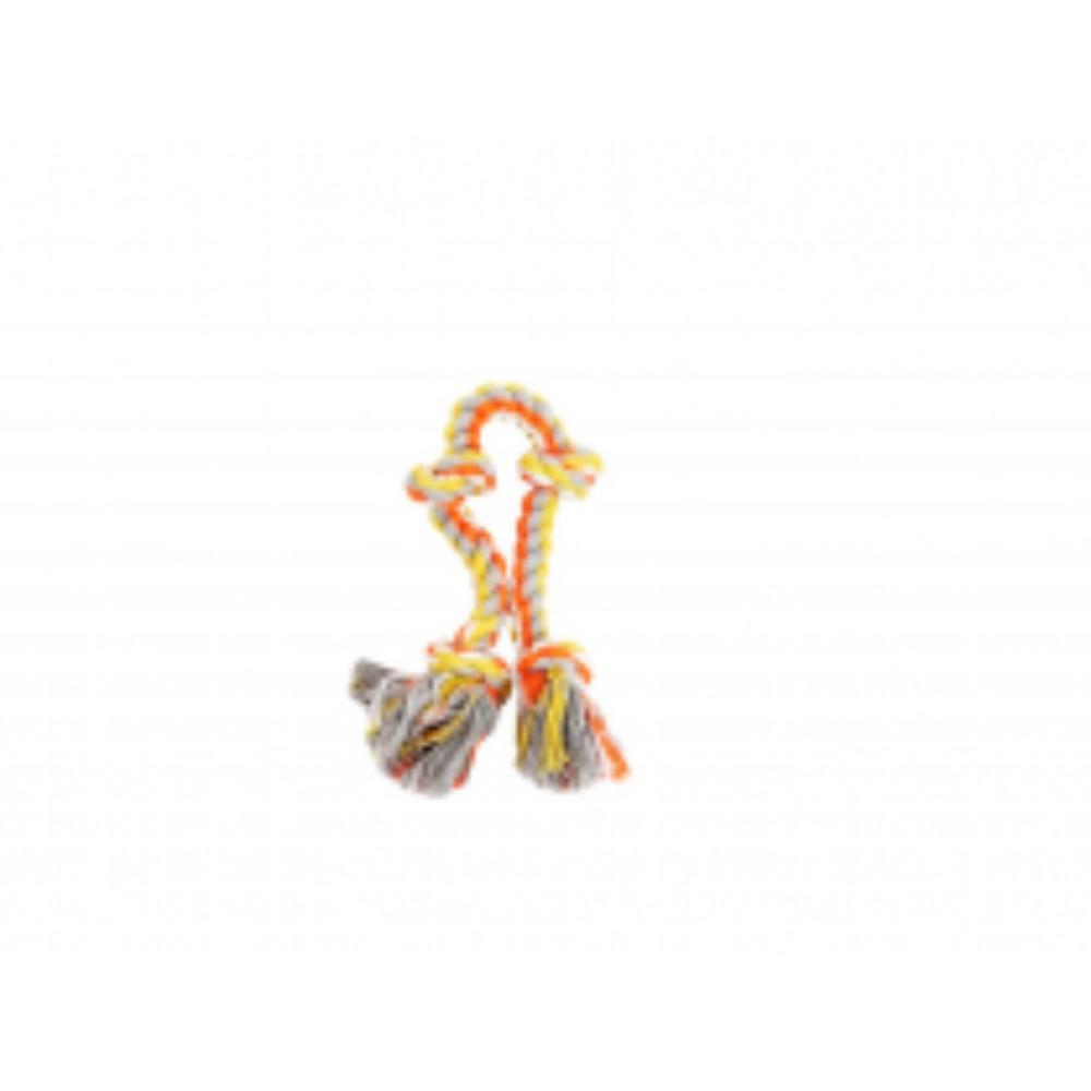 BüD'z - Dog - Rope Toy with 4 Knots Green & Yellow
