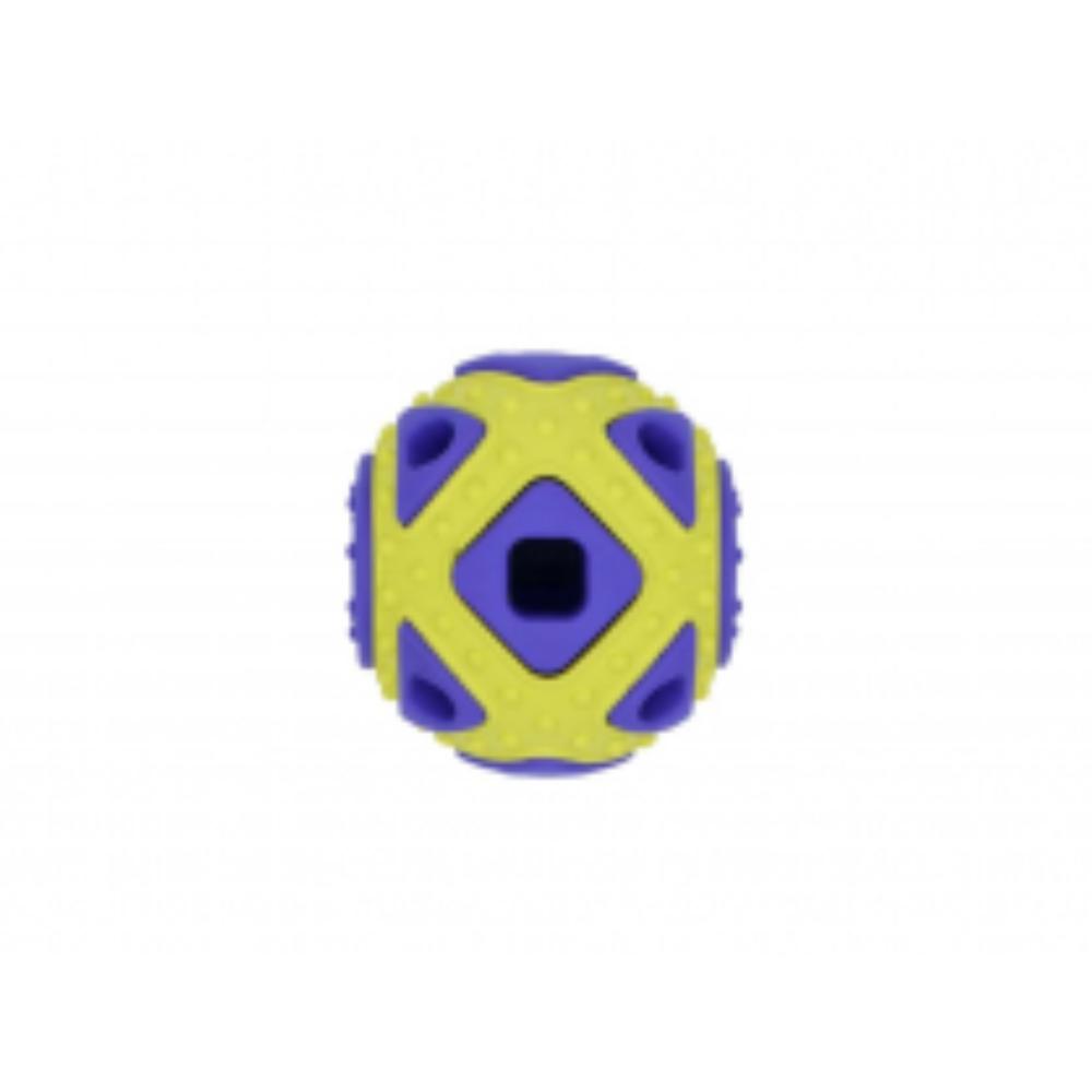 BüD'z - Dog - Rubber Toy Astro Squared Yellow
