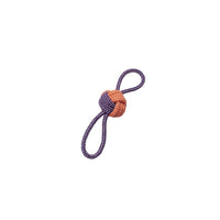 BüD'z - Dog - Rope Toy Monkey Fist Butterfly Orange & Purple
