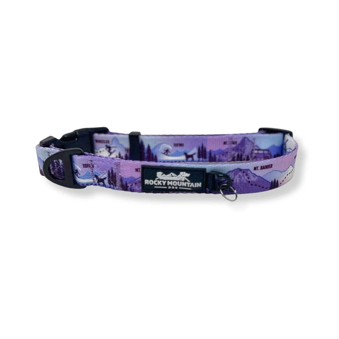 Rocky Mountain Dog - Dog - Collar PNW Purple Alpine
