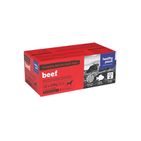 Healthy Paws - Dog - Frozen Raw Small Canine Complete Dinner Beef