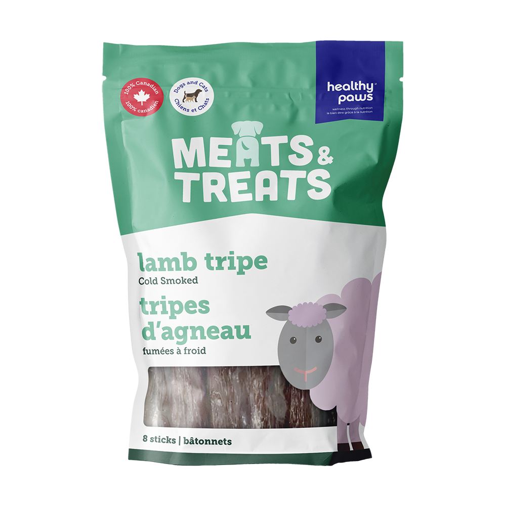 Healthy Paws - Dog - Cold Smoked Lamb Tripe Sticks