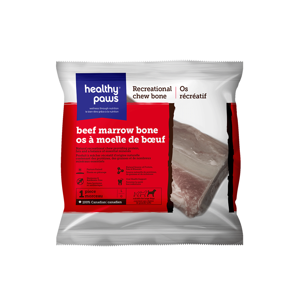Healthy Paws - Dog - Frozen Raw Recreational Beef Marrow Bones