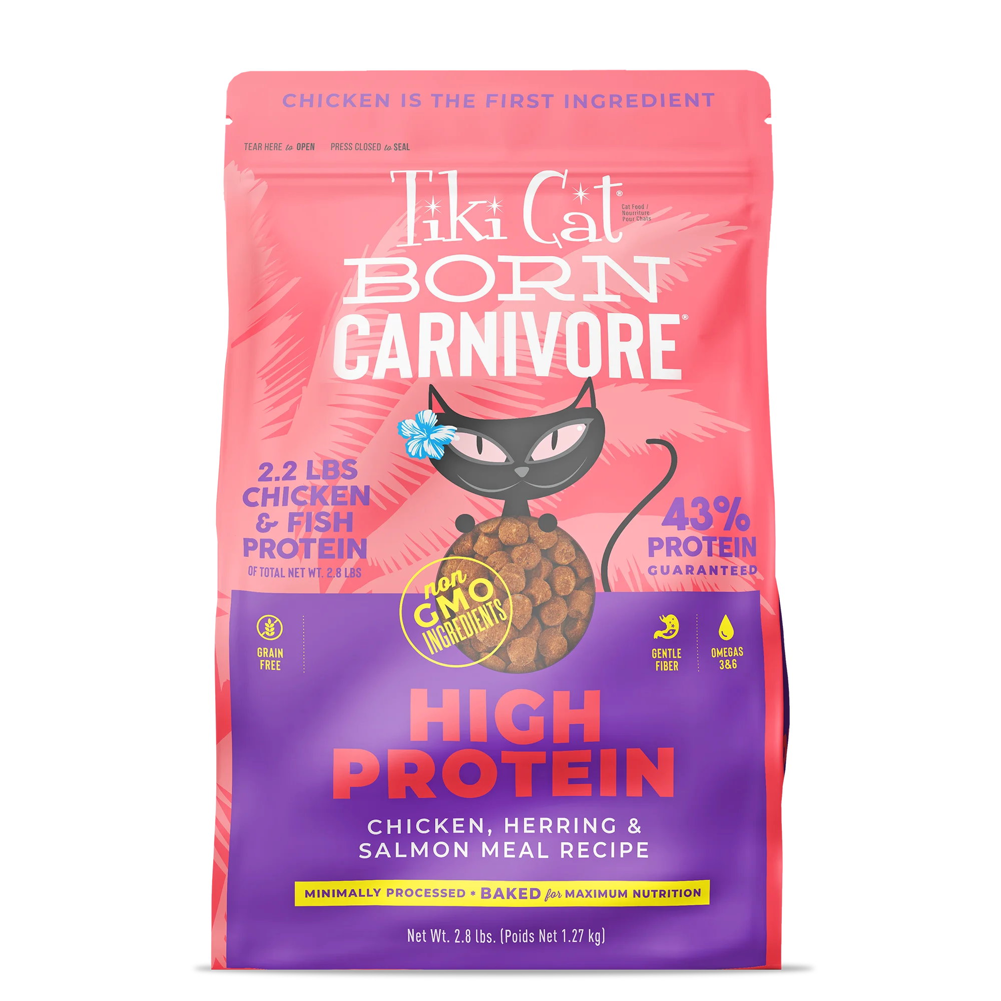 Tiki Cat - Born Carnivore Chicken Herring Salmon Meal