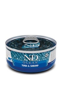 Farmina - Cat - N&D Ocean Adult Grain Free Tuna & Shrimp Recipe