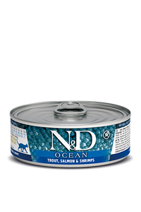 Farmina - Cat - N&D Ocean Adult Grain Free Trout, Salmon & Shrimp