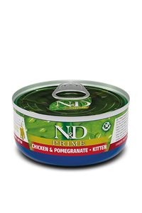 Farmina - Cat - N&D Prime Kitten Grain Free Chicken & Pomegranate Recipe