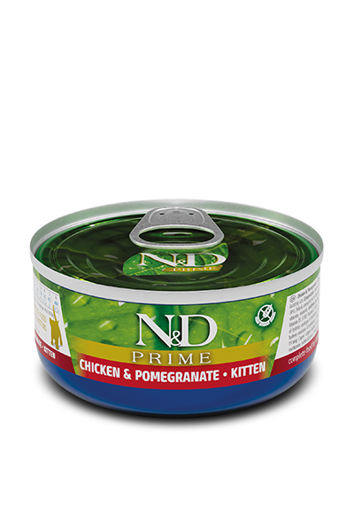 Farmina - Cat - N&D Prime Kitten Grain Free Chicken & Pomegranate Recipe