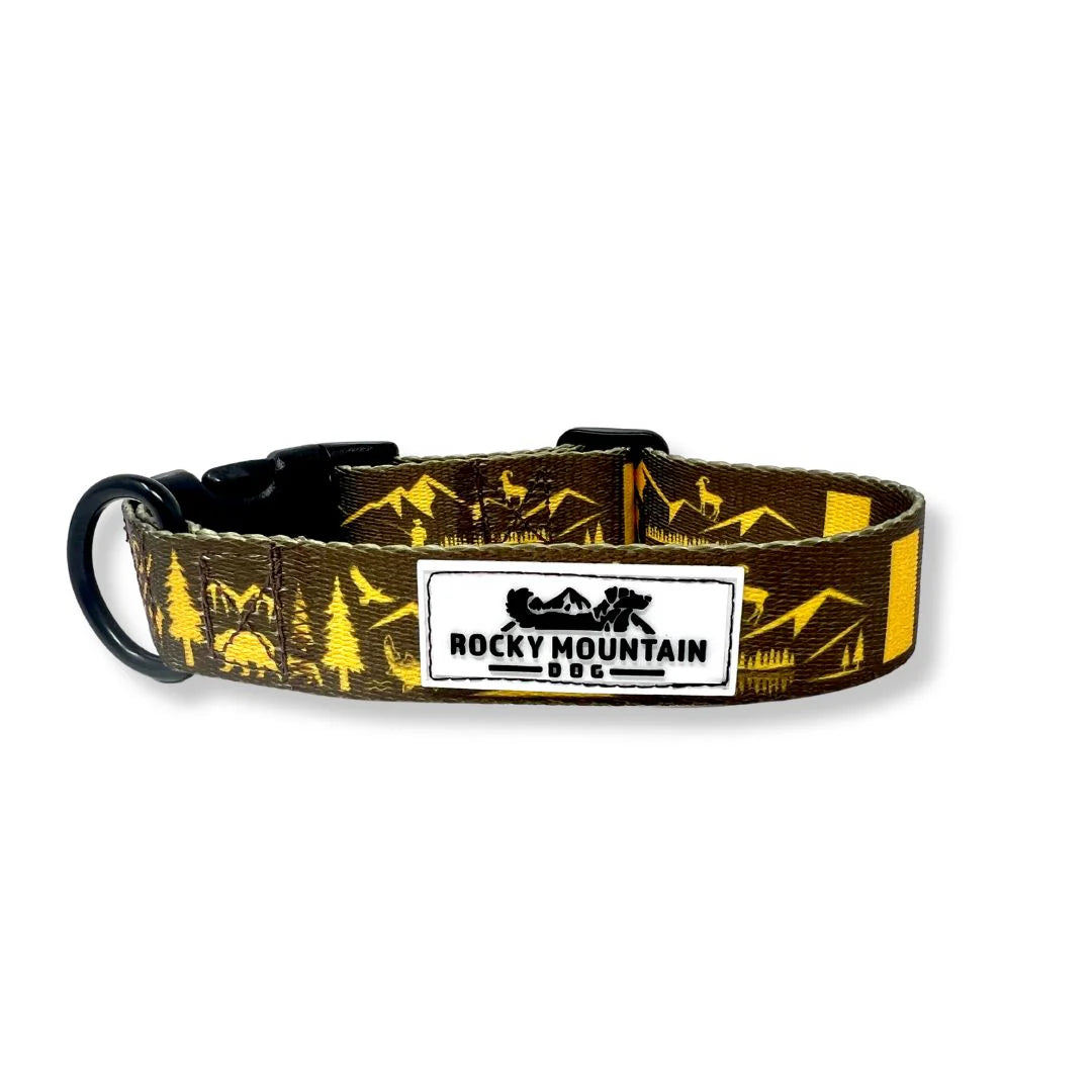 Rocky Mountain Dog - Dog - Collar Canadian Rockies Bronze