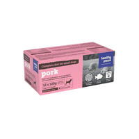 Healthy Paws - Dog - Frozen Raw Small Canine Complete Dinner Pork
