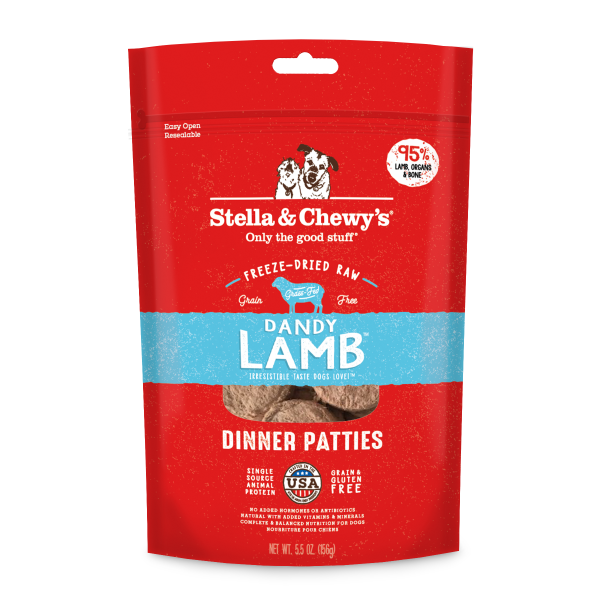 Stella & Chewy's - Dog - Freeze Dried Dinner Patties Dandy Lamb