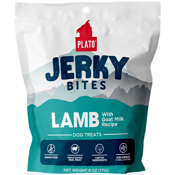 Plato - Dog - Jerky Bites Lamb with Goat Milk