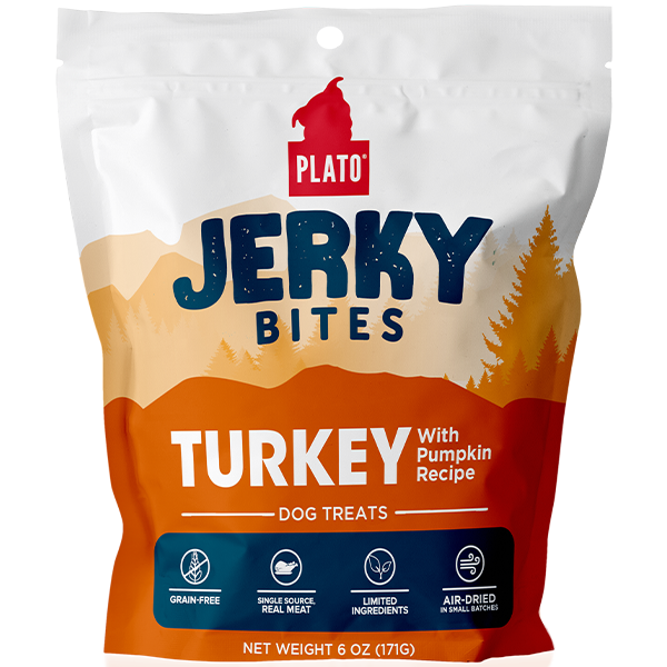 Plato - Dog - Jerky Bites Turkey with Pumpkin