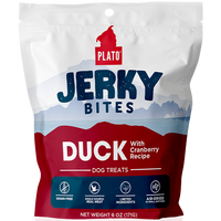 Plato - Dog - Jerky Bites Duck with Cranberry