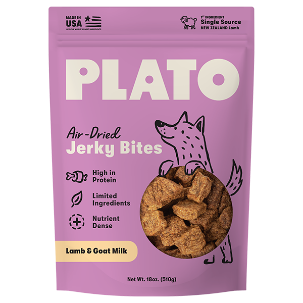 Plato - Dog - Jerky Bites Lamb with Goat Milk